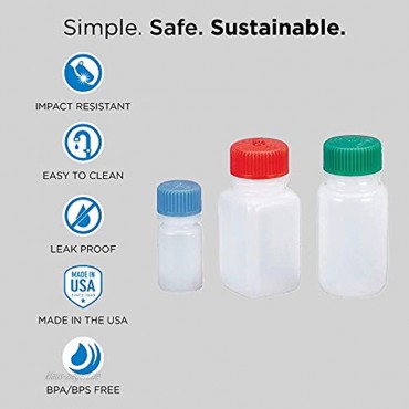 Nalgene Aufbewahrungsdosen Dosenset 6 Teile klein Trinkflasche Transparent Einheitsgröße