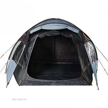 10T Zelt Glenhill für 3 oder 4 Personen & div. Farben zur Wahl Kuppelzelt mit FULL-XXL Schlafkabine 5000mm Campingzelt wasserdichtes Iglu-Zelt mit 2 Eingängen