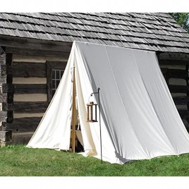 A Tent komplett mit Stangen Reenactment Zelt Keilzelt Frame Dog Tent Wedge Frame Mittelalter Wikingerzel