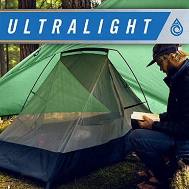 Aqua Quest West Coast Bivy Combo 100% wasserdicht Camping Obdach Kit mit ultraleichtes Tarp 4 x 3 und Zelt Heringe Kompressionsriemen Packsack