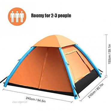 Aufblasbares Campingzelt Moskitonetz Zelt 2-3 Personen Aufblaszelt Mit Luftpumpe Atmungsaktiv Für Strandcamping Reisen Wandern