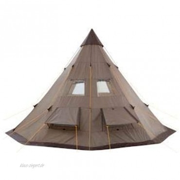 CampFeuer Tipi Zelt Spirit für 4 Personen | Firstzelt | 3.000 mm Wassersäule | Indianerzelt für Camping Wandern | Pyramidenzelt