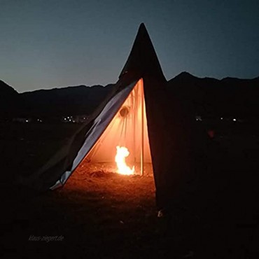 FGVDJ Tipi-Zelt für Erwachsene 1-2 Personen Familiencampingzelt Gruppenzelt Pyramidenzelt Glockenzelt für Familienurlaub