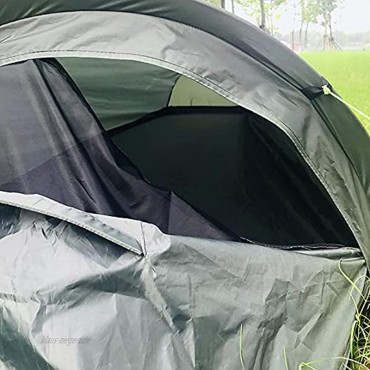 LQPHY 1 Person Wanderzelt Ultraleichtes Bivvy Bag Zelt Wasserdichtes tragbares Campingzelt Schnell aufgebauter Schlafsackbezug Bivvysack mit Tragetasche für Outdoor Survival
