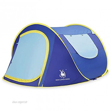 MxZas Kabinenzelt Rucksack Zelt Automatische Pop-Up-Camping-Zelt Leicht Dome bewegliches wasserdichtes Zelt Wanderausrüstung Color : Blue Size : One Size