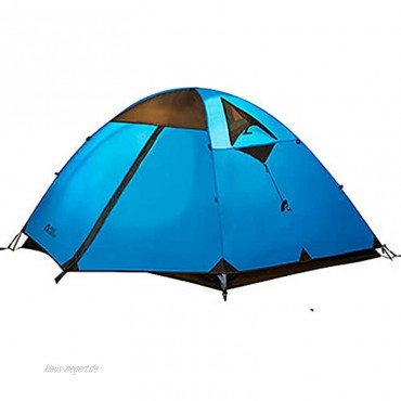 N A Leichtes Rucksackzelt für 2 und 3 Personen 4-Jahreszeiten-freistehendes Zelt Ultraleichtes wasserdichtes Rucksack-Campingzelt für Campingwanderungen mit Klappstuhl