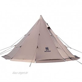 OneTigris Outdoor Zelt 4-6 Campingzelt Festivalzelt Firstzelte
