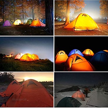 Sports Life Außenzelt Doppel Dicke Camping-Zelte Regendicht Sonnenschutz Urlaubsreisen Zelt 2 Türen Design blau Orange Grün