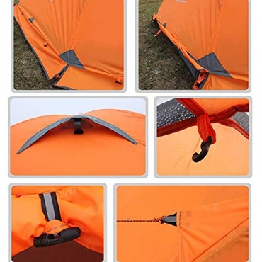 Sports Life Außenzelt Doppel Dicke Camping-Zelte Regendicht Sonnenschutz Urlaubsreisen Zelt 2 Türen Design blau Orange Grün