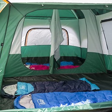 Activa Luxury Garden Outdoor Zelt für 3 Jahreszeiten mit Doppeltüren wasserdicht kleines Packmaß einfach aufzubauen Ultraleicht für Camping Wandern und Outdoor-Aktivitäten
