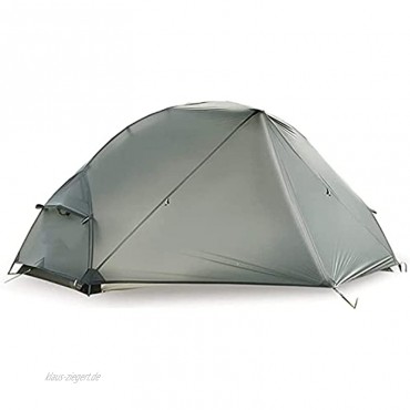 Ankon Kompakte Kuppelzelt Zelte für Campingzelt Outdoor Ultralight Camping Zelt 3 4 Nylon Siliciumzelt Camping Zelt Color : Dark Gray Size : 210x80x100cm