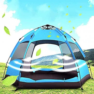 Ankon Zelte zum Campingwasserdichte Zelte für Camping Kuppelzelt für Camping Camping Zelt Doppelschichtzelte Familie Outdoor Camping Beach Zelt Color : Blue Size : 270x240x155cm