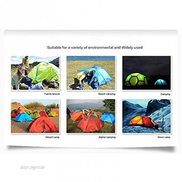 Camping Atmungsaktiv Einfache Einrichtung für Outdoor Wandern Doppelschicht Outdoor Leichtes Camping Zelt 2 Personen Kuppelzelt,D