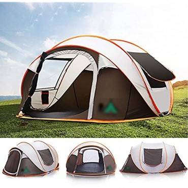 GHJA Automatisches Pop-up-Zelt Camping Outdoor-Kuppelzelt für wasserdichtes schnell zu öffnendes Familien-Campingzelt 5-8 Personen Überdachung mit Tragetasche