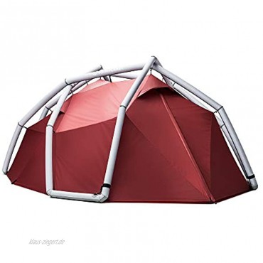HEIMPLANET Original | Backdoor 4-Season | 4-Personen Kuppelzelt mit zusätzlich verstärktem Innenzelt | Aufblasbares Camping Zelt In Sekunden errichtet | 5000mm Wassersäule | Keine Zeltstangen nötig
