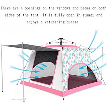 Hong Yi Fei-Shop kuppelzelt Automatische Geschwindigkeit Open Home Outdoor-Zelt 3-4 Personen Camping Faltzelt Starke Sonnencreme Outdoor-Zelt Zelt