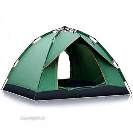 Hong Yi Fei-Shop kuppelzelt Automatisches faltendes Zelt im Freien Starkes regensicheres Zelt-Familien-2-4 Personen-Campingzelt Zelt