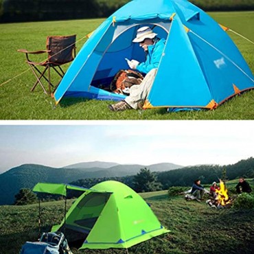 Hong Yi Fei-Shop kuppelzelt Familie 3-4 Personen Outdoor Zelt wasserdicht Markise Camping Picknick Sonnencreme Zelt Zelt