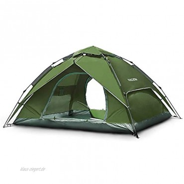 NACATIN Zelt 3 4 Personen Ultraleichte Camping Zelte 3-4 Saison Sofortiges Aufstellen für Camping Rucksackreisen Wandern und andere Outdoor-Aktivitäten