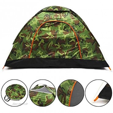 RPOLY Camping-Zelte 1-2 Personen-Familien-Zelte Kuppelzelt Wasserdichtes Pop Up Zelt Easy Set Up im Freien für Wandern Backpacking,Green