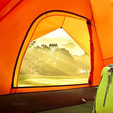 Sports Life Vollautomatische Zelt 3 Bis 4 Mann Regenschutz Zelt Multifunktions Outdoor-Zelt Großes Kuppelzelt Mit Voller Stehkopfhöhe Family Camping