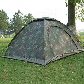 T-Day Zelt Strandzelt Leichtes hochwertiges Kuppelzelt mit Glasfaserstangen Veranda und dreifacher Belüftung für bis zu 2 Personen