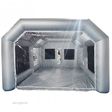 Aufblasbare Zelt Auto Lackierkabine Spray Booth Sprüh Tent Autoschutz Luftzelt 26x13x10FT