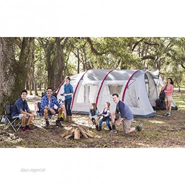 Bestway Pavillo Zelt Sierra Ridge X6 Zelt 640x390x225 cm aufblasbares Luftzelt mit Vordach Familienzelt für 6 Personen