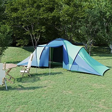 Festnight Campingzelt 6 Personen Tunnelzelt Große Familienzelt Camping Zelt Kuppelzelt mit Tragetasche Outdoor Zelt Tent für Camping Festival Wandern Hiking