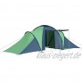 Festnight Campingzelt 6 Personen Tunnelzelt Große Familienzelt Camping Zelt Kuppelzelt mit Tragetasche Outdoor Zelt Tent für Camping Festival Wandern Hiking