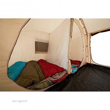 Grand Canyon Dolomiti 6 Zelt für 6 Personen Familienzelt 3 Eingänge teilbare Schlafkabine großer Wohnbereich viele Stauraum Leichter Aufbau eingenähte Bodenwanne Camping