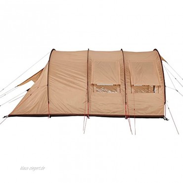 Grand Canyon Helena 3 Zelt für 3 Personen Tunnelzelt Familienzelt teilbare Schlafkabine großer Wohnbereich viele Stauraum Leichter Aufbau eingenähte Bodenwanne Camping