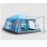 GYN Zelt mit Zwei Schlafzimmern und Einem Wohnzimmer Freizeit Camping Doppeldecker Übergroßes 5-12 Personen Verdicktes Regendichtes Zelt für Camping Outdoor-Trekking-Festival