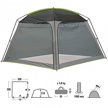 High Peak Garten Pavillon Camping Küchen Zelt Partyzelt Strandzelt Sonnenschutz