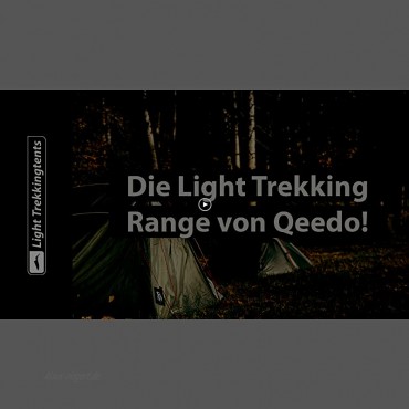 Qeedo Light Birch Trekkingzelt in 4 Größen kleines Packmaß leicht