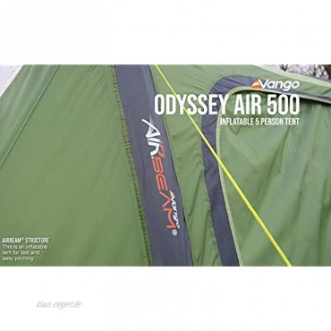Vango Girls Odyssey Air Aufblasbares Zelt Epsom Green 500
