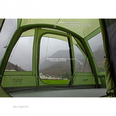 Vango Odyssey Air Aufblasbares Zelt Epsom Green 500 Villa