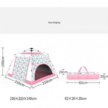Dzwyc Sekundenzelt Automatische Pop Up Zelt 4 Person mit Sonnenschutz-Beschichtung Wasserdicht Sofort Zelt for Family Camping Wandern Wurfzelte Color : Blue