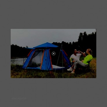 Ergocar Wasserdicht Outdoor leichtes Pop Up Wurfzelt 3-4 Personen Sonnenschutz Schnell Set-up Kuppelzelte für Camping Rucksackreisen Wandern und andere Outdoor-Aktivitäten
