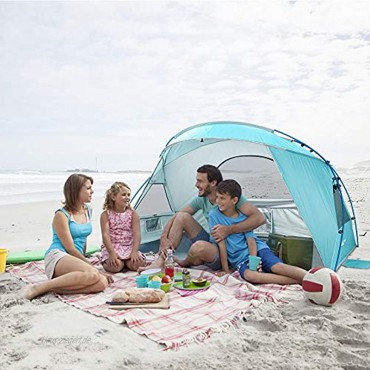Forceatt 2 und 3 Personen strandzelt,UV Schutz 50+ Sonnenschutz Beach Zelt einfache Installation leicht und leicht zu tragen Strandcamping für Familie Garten am Meer ist die erste Wahl
