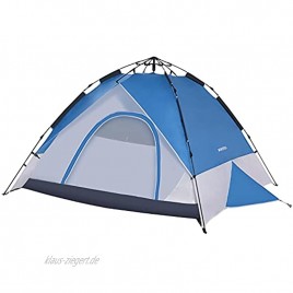 Frifer Tragbare Pop-Up-Zelte 4-6 Mann Zelt Doppellagiges Design Wasserdichter UV-Schutz Faltbares Campingzelt Für Camping Strand Wandern Angeln