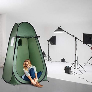 GOPLUS Pop up Duschzelt Umkleidezelt Camping Toilettenzelt Mobile Lagerzelt Tragbar Faltzelt 120 x 120 x 190cm