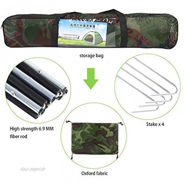 Keenso Outdoor Camping Zelt Outdoor Camouflage Wasserdicht UV Schutz Camping Zelt 2 Personen Outdoor Baldachin Zelt für Camping Wandern