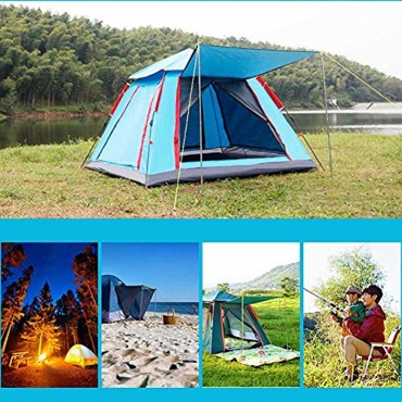 MXYPF Wurfzelt Pop Up Zelt,Familiencampingzelt FüR 3-5 Personen GroßEs Wasserdichtes AußEnzelt Und Sonnencreme Geeignet Zum Wandern Angeln Camping