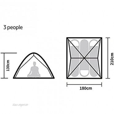 Naturehike Wurfzelt Pop-up-Zelt 3-4 Personen Campingzelt Dual-Use-Automatikzelt Tragbares Familienzelt für Strand Picknick Garten