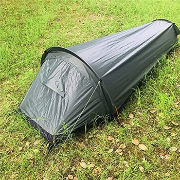 Soekodu 1 Person Wanderzelt Ultraleichtes Biwaksackzelt Wasserdichtes Tragbares Campingzelt Schnellaufstellbarer Schlafsackbezug Biwaksack mit Tragetasche Für Das Überleben Im Freien