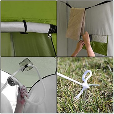 SONGMICS Pop-Up-Zelt Toilettenzelt Umkleiderzelt für Outdoor Camping Angeln Strand Dusche Toilette Tragetasche mit Reißverschluss grün GPT001C01
