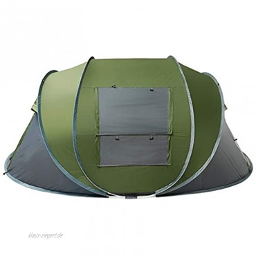 T-Day Zelt Strandzelt Wurfzelt Pop Up Zelt Automatische Sofort Zelte 4-6 Personen-Familien bewegliches leichte Camping-Zelt Double Layer wasserdichtes Outdoor-Zelt