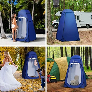 Wolfwise Pop up Umkleidezelt Toilettenzelt Camping Duschzelt Mobile Outdoor Privatsphäre WC Zelt Lagerzelt Tragbar