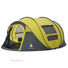 WYYHAA Automatisches Pop-Up-Campingzelt Tragbares Instant-Cabana-Zelt Für 2-3 Personen Wasserdicht & Sonnenschutz Belüftet Langlebig